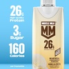 image:imageMuscle Milk High Protein Shake Strawberry 11 fl oz Cartons 12 Pack Ultra Filtered Milk 26g High Quality Protein Shake 3g Sugar 160 Calories No Artificial Flavors No Artificial Sweeteners No Added ColorsVanilla
