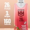 image:imageMuscle Milk High Protein Shake Strawberry 11 fl oz Cartons 12 Pack Ultra Filtered Milk 26g High Quality Protein Shake 3g Sugar 160 Calories No Artificial Flavors No Artificial Sweeteners No Added ColorsStrawberry