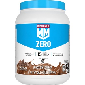 image:imageMuscle Milk ZERO 100 Calorie Protein Powder Chocolate 15g Protein 165 Pound 25 ServingsChocolate