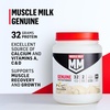 image:imageMuscle Milk Genuine Protein Powder Cookies N Crme 193 Pounds 13 Servings 32g Protein 3g Sugar Calcium Vitamins A C amp D NSF Certified for Sport Energizing Snack Packaging May Vary