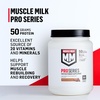 image:imageMuscle Milk Pro Series Protein Powder SupplementKnockout Chocolate2 Pound11 Servings50g Protein3g Sugar20 Vitamins amp MineralsNSF Certified for SportWorkout RecoveryPackaging May VaryStrawberry
