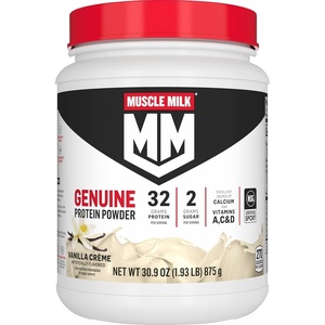 image:imageMuscle Milk Genuine Protein Powder Vanilla Creme 32g Protein 494 Pound 32 ServingsVanilla